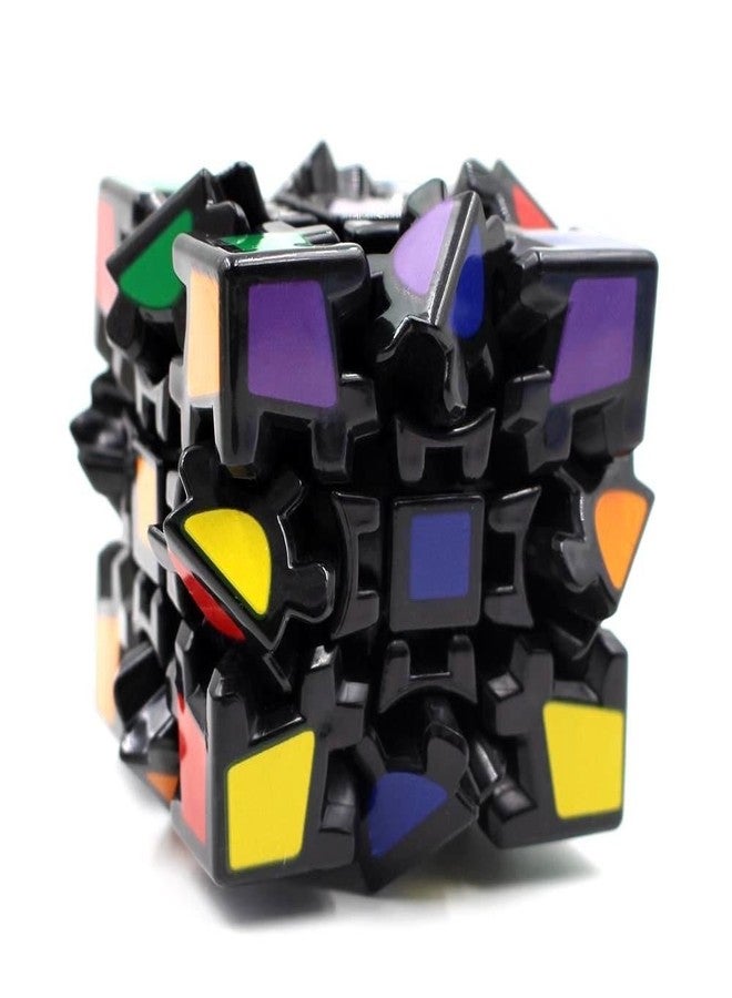 HAWKISTER Gear Cube Black 3X3 Stickerless High Speed Magic Cube Puzzle, Black, For Kid - Image 5